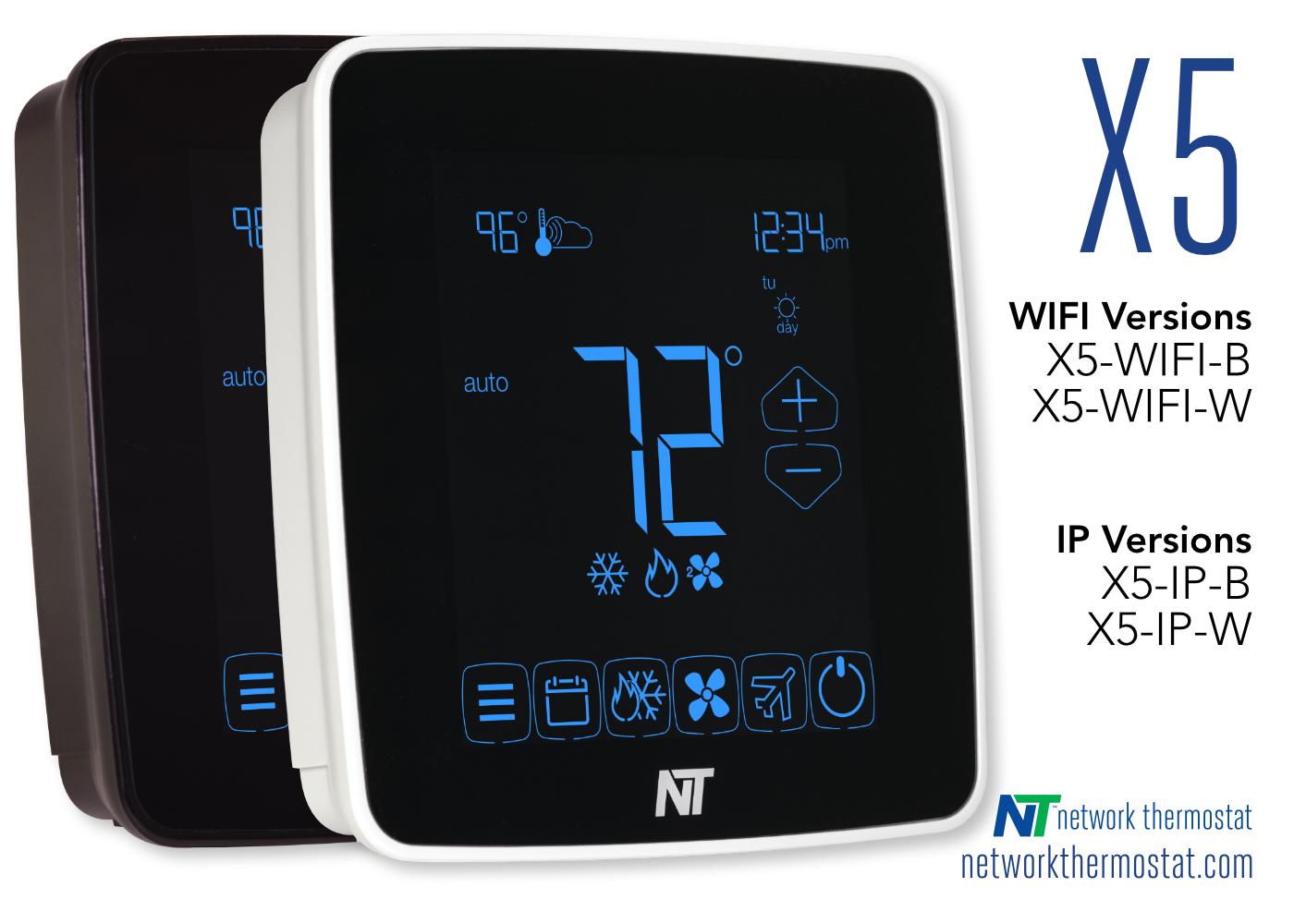 Network Thermostat Introduces NetX X5 Thermostat