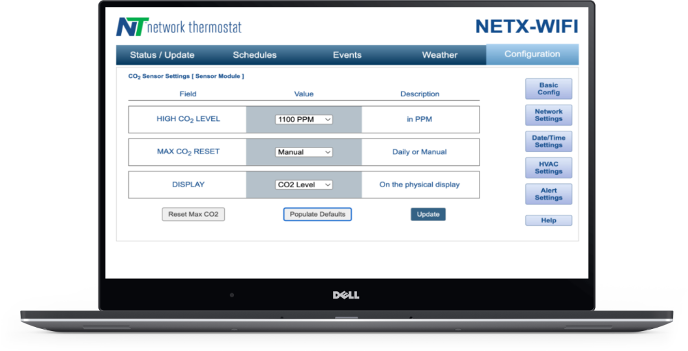 NetX CO2 Relay Setup