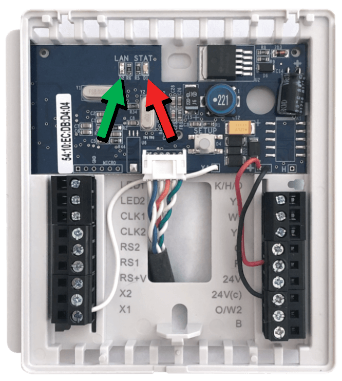 IP Backplate Arrows To LED