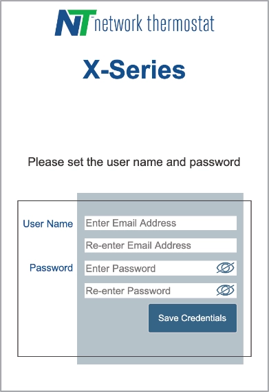 X-Series WIFI Login