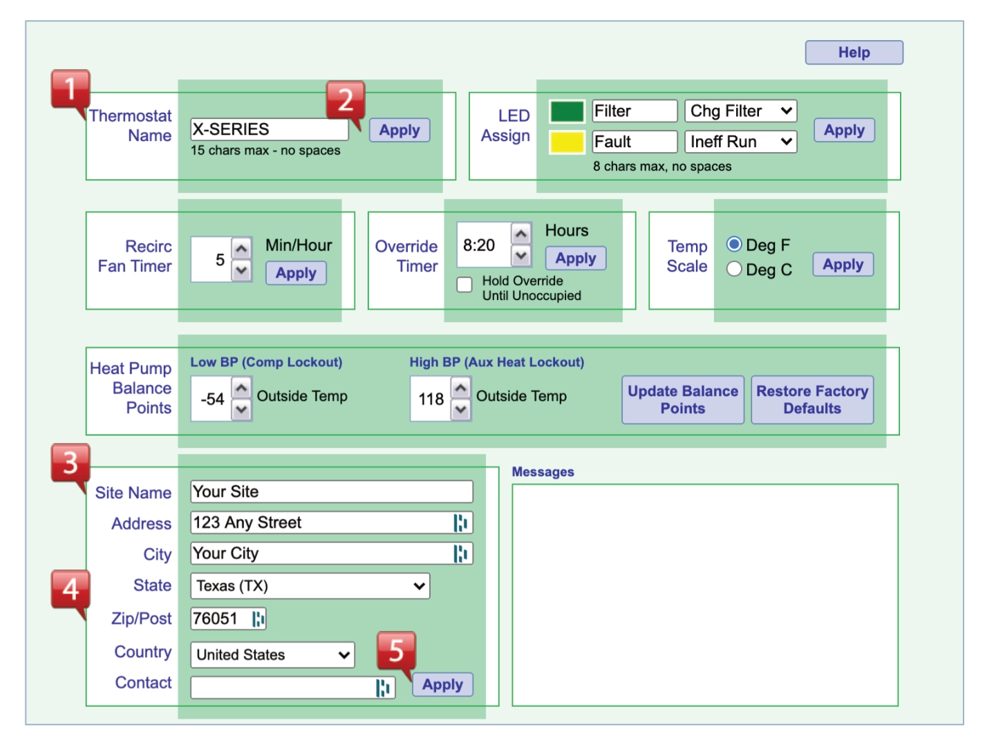 X-Series WIFI Cloud Config